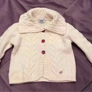 byblos baby girl cardigan sweater jacket 12 mns